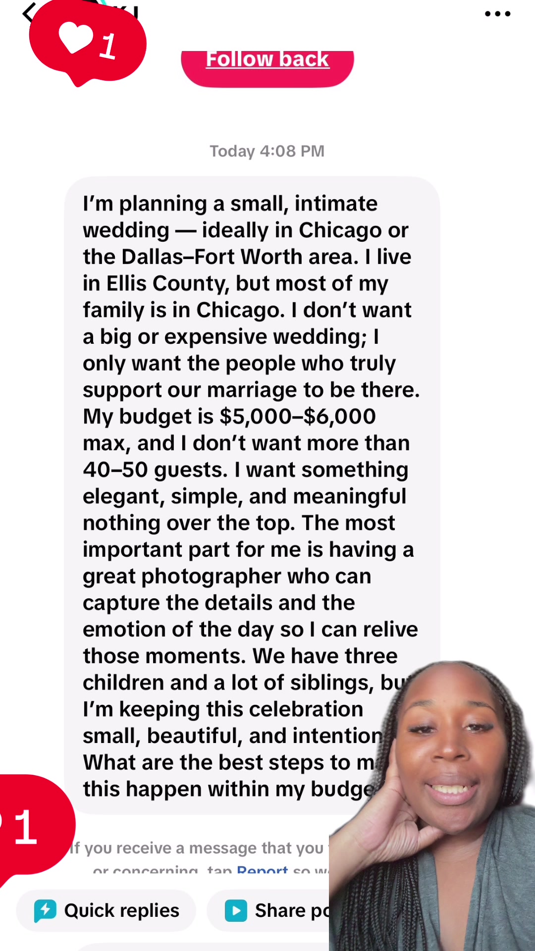 When it comes to a micro wedding, I am the expert